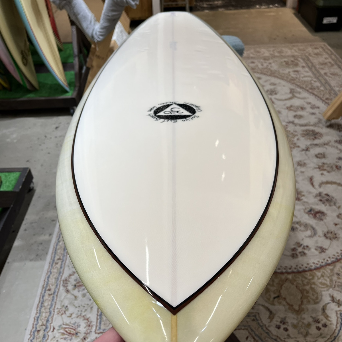 SATYA SURF BOARDS / 6`2 RETRO SINGLE FIN